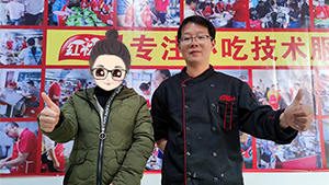 广西美女报名学油炸鸡锁骨