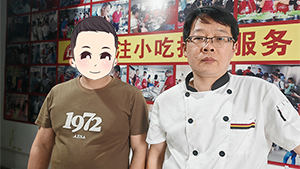 百色帅哥报名学螺蛳粉