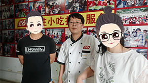 贵港螺蛳粉店老板来柳州红松叶学螺蛳粉提升味道
