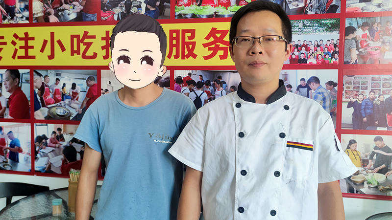 湖北武汉帅哥到红松叶学柳州螺蛳粉：“比昨晚吃的一家好吃。”
