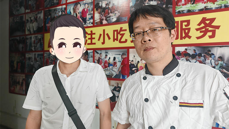 钦州帅哥通过老学员介绍来红松叶学螺蛳粉