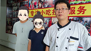 广东云浮小夫妻驱车近400公里到红松叶学柳州螺蛳粉