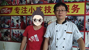 贵港美女到红松叶学柳州螺蛳粉，8月底开业