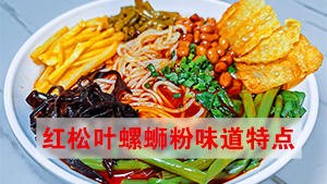 柳州红松叶螺蛳粉味道特点